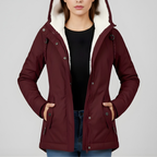 Women's Comfortable Winter Jacket with Hood
