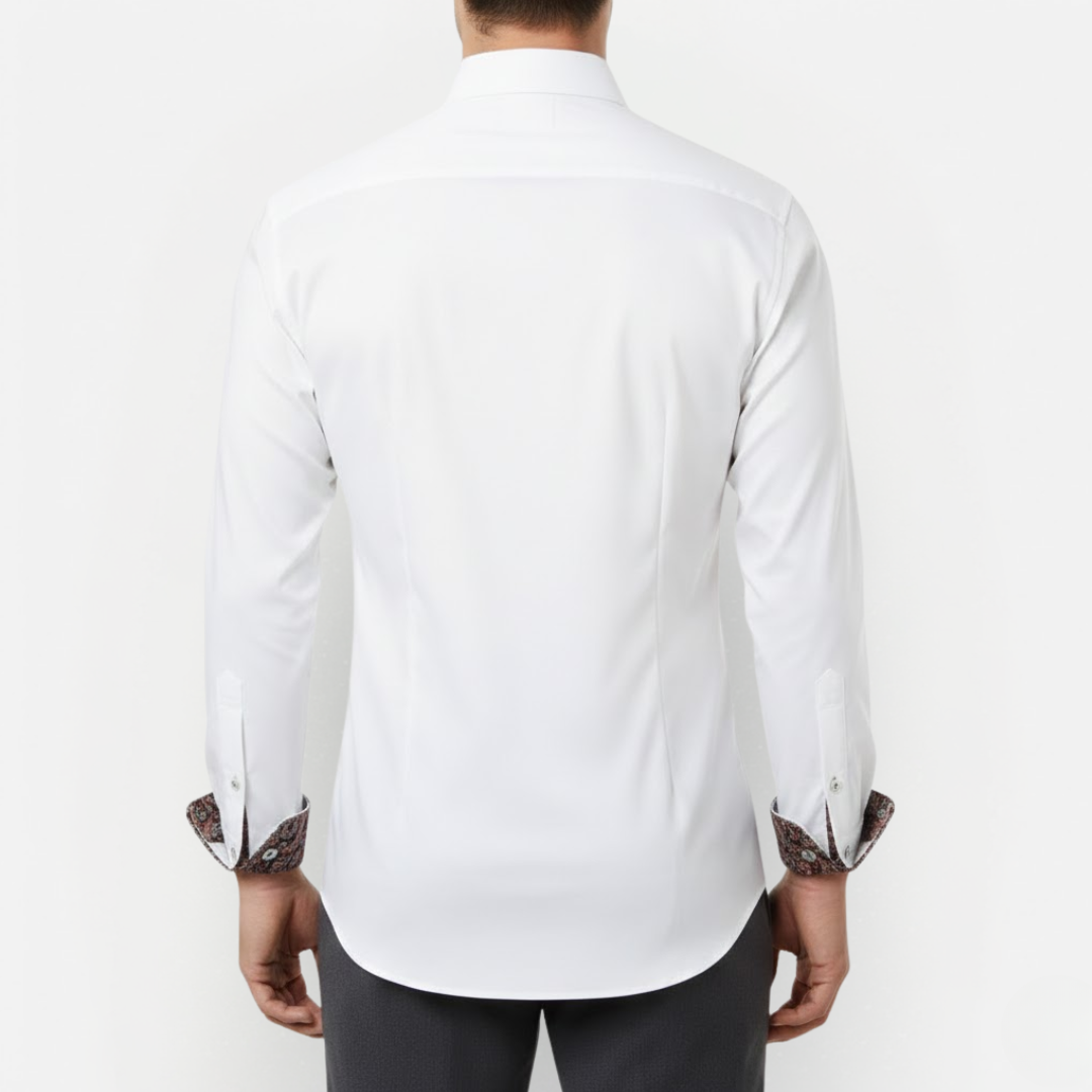 Męska stylowa koszula z akcentem paisley