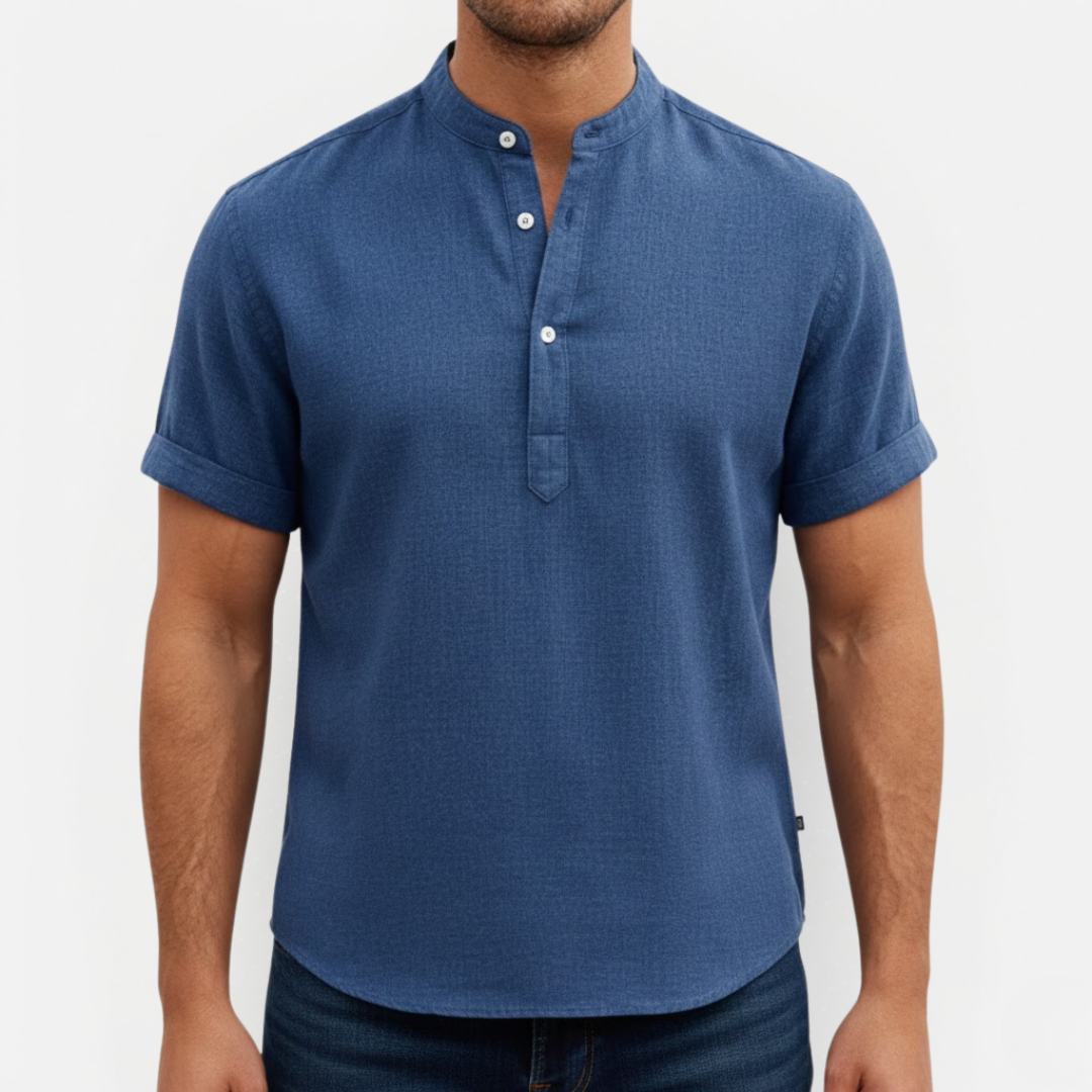 Męska przewiewna koszula lniana