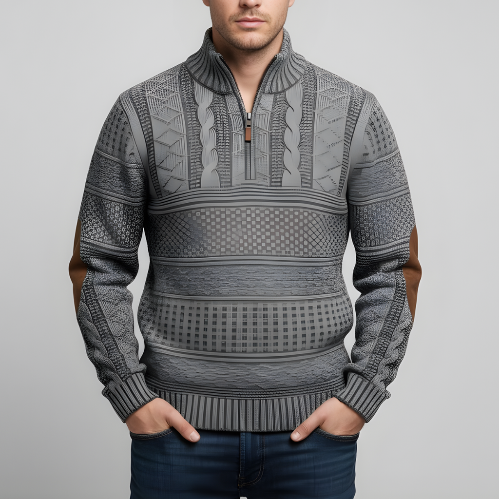 Men's Classic Half-Zip Sweater