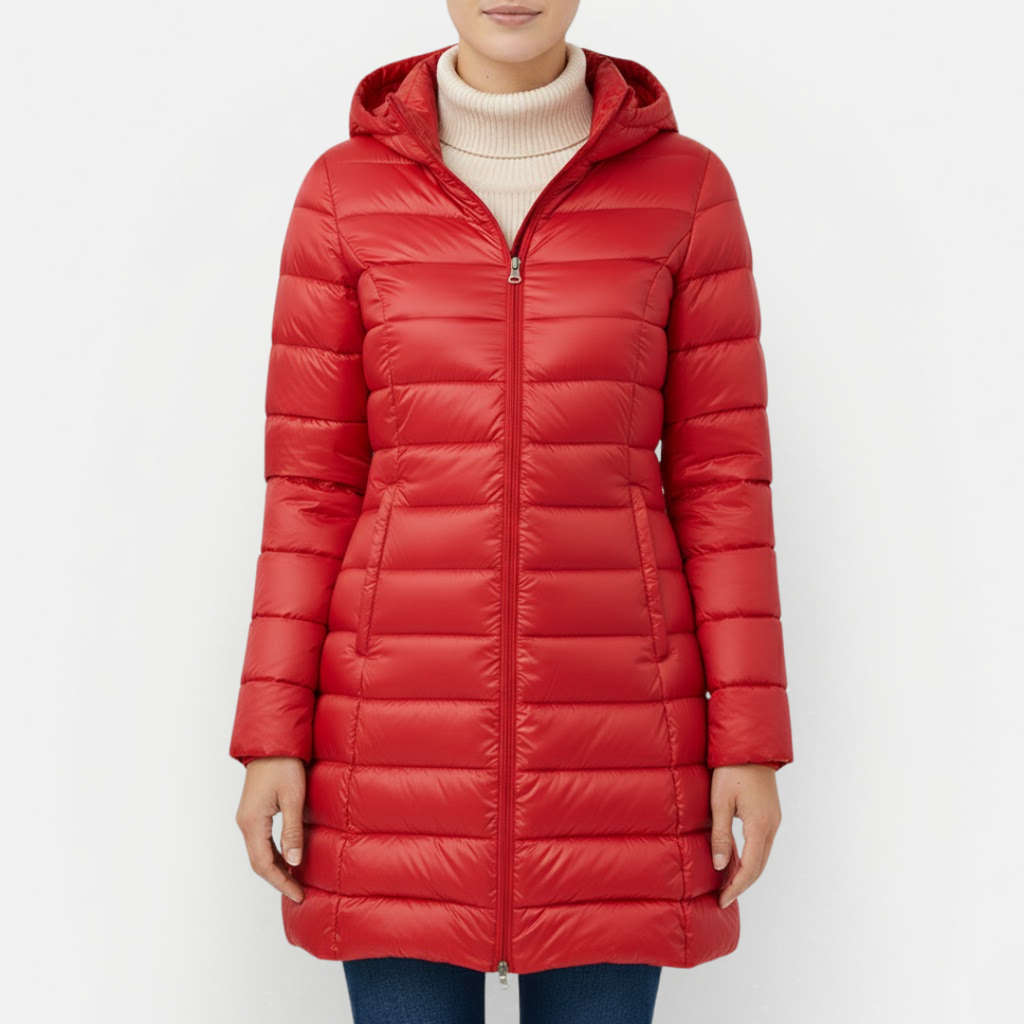 Women's Lightweight Winter Jacket with Hood