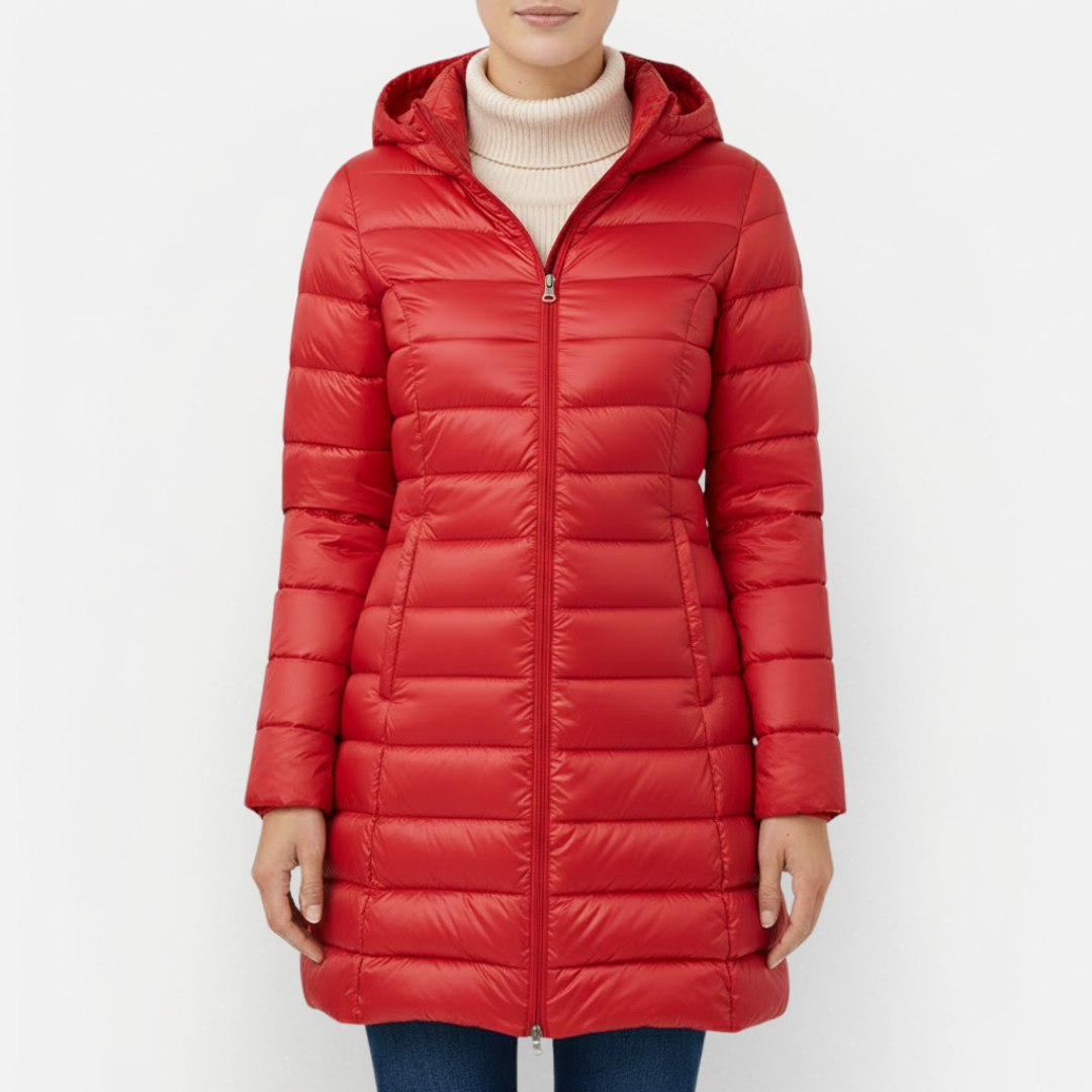 Women's Lightweight Winter Jacket with Hood