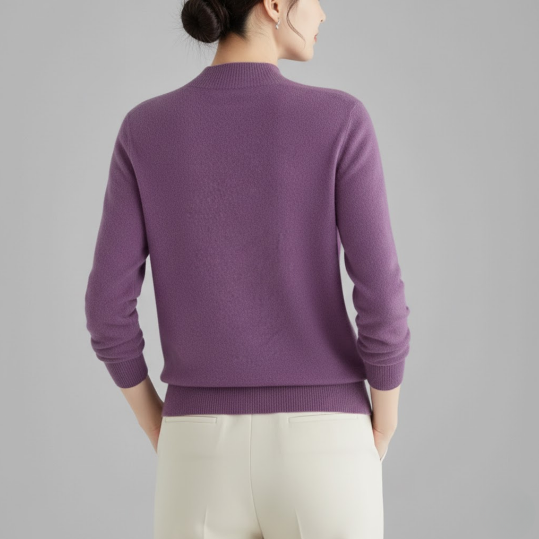 Damski sweter dzianinowy casual