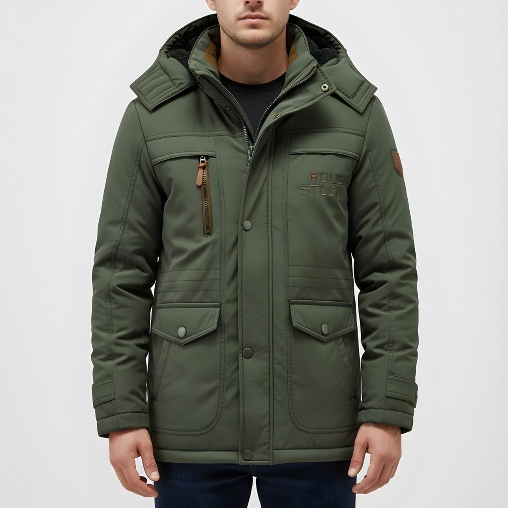 Warm, Insulated Winter Jacket for Men
