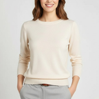 Women's Wool and Cashmere Blend Sweater