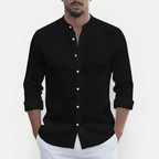 Męska elegancka koszula lniana