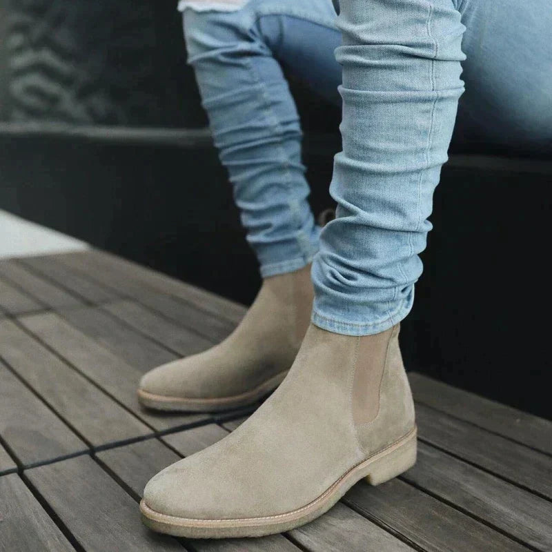 Svenja – Casual Women's Ankle Boots with Non-Slip Sole and Elastic Sides