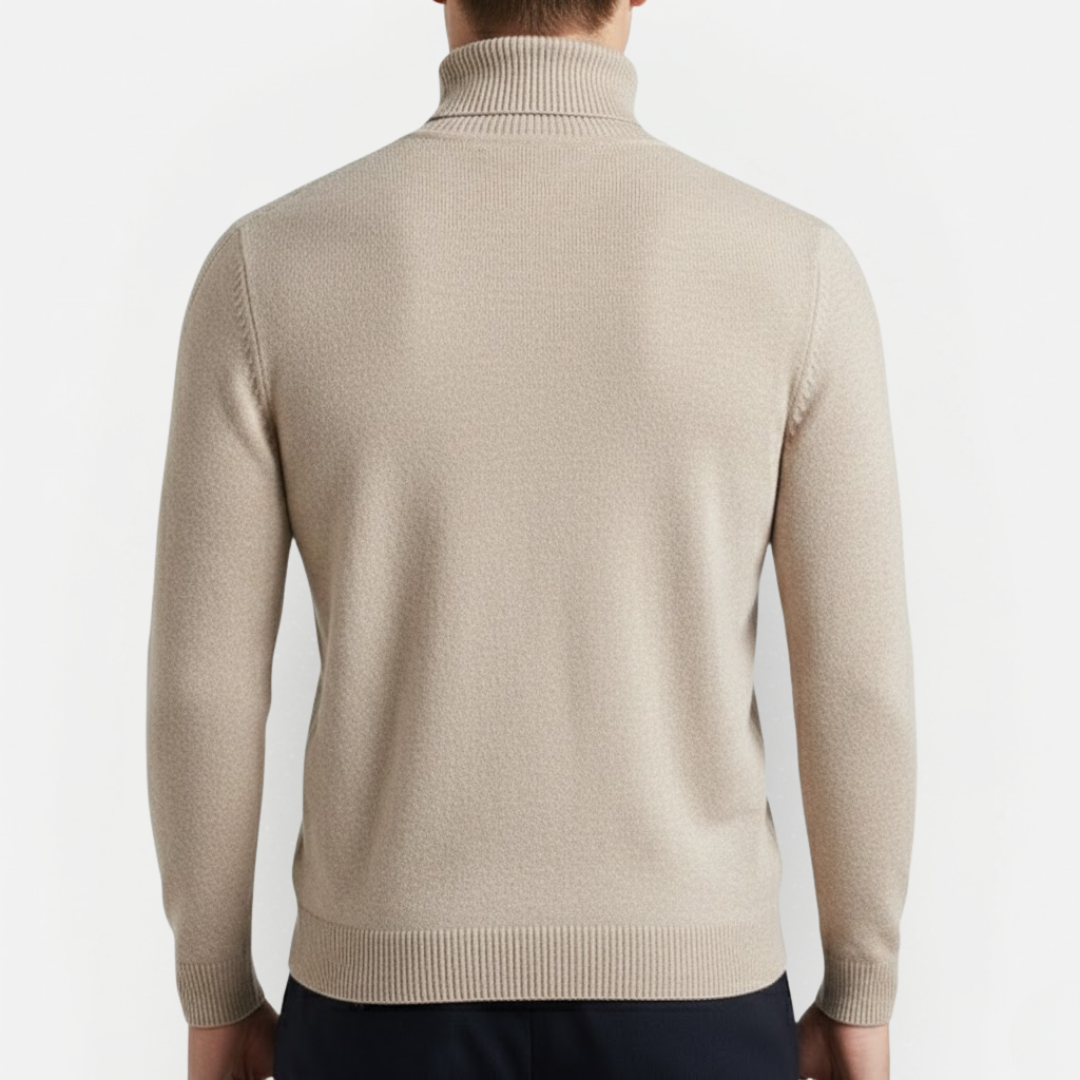 Men's Stylish Merino Wool Turtleneck