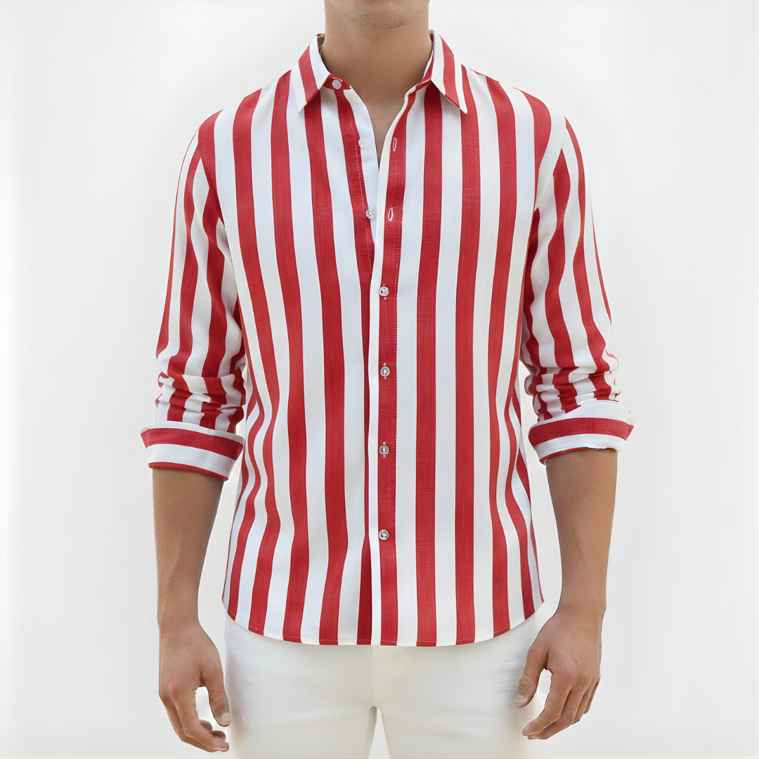 Męska casualowa koszula w paski