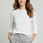 Women's Wool and Cashmere Blend Sweater