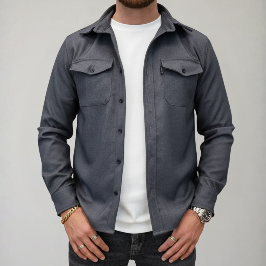 Men's Casual Shirt Jacket