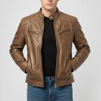 Stylish Men's Leather Jacket