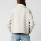 Women's Classic Short Double-Breasted Blazer