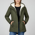 Women's Comfortable Winter Jacket with Hood