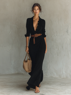 Elantra | Rochie lungă de damă lejeră, cu croială fluidă – Modă elegantă de vară