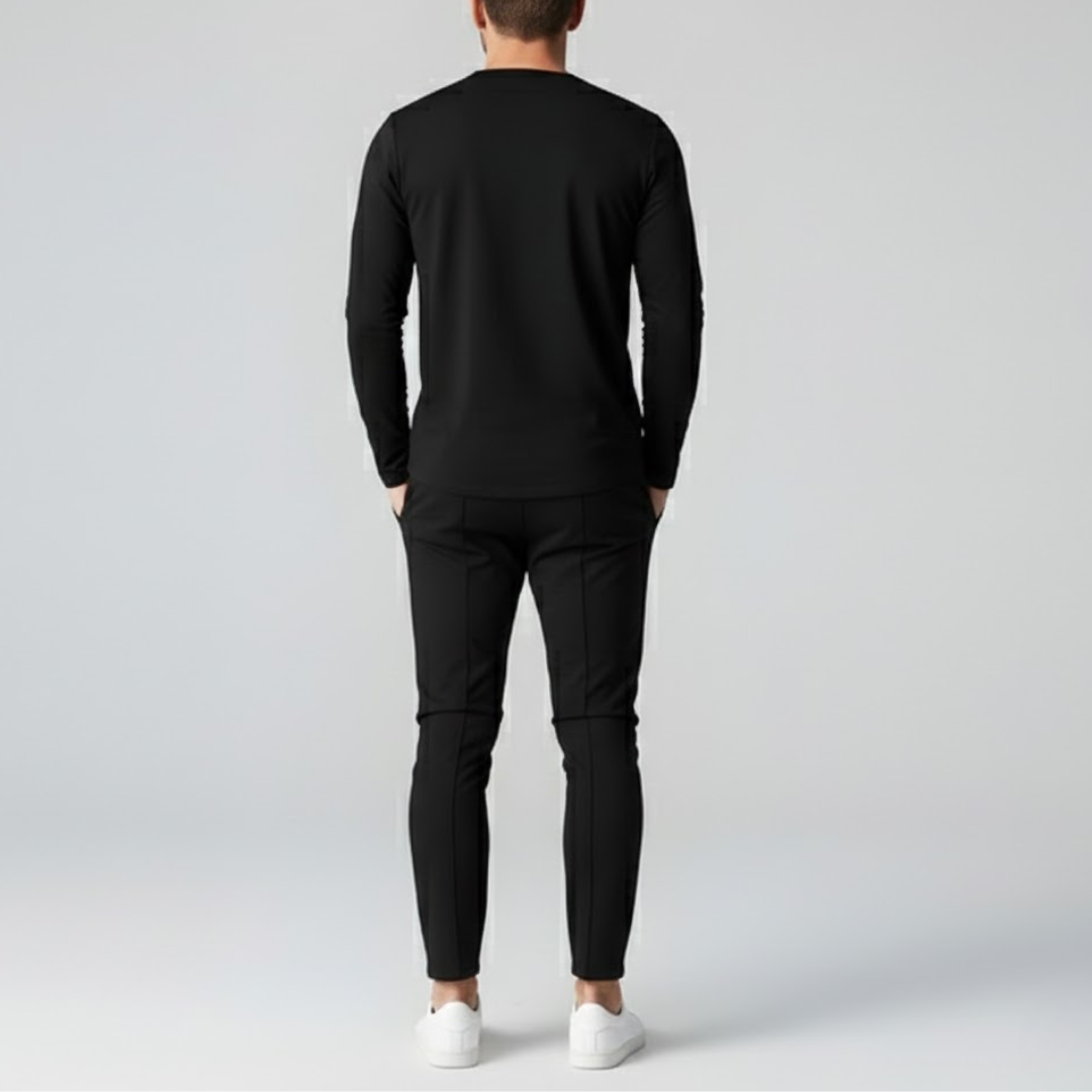 Męski Stylowy Zestaw Sweter + Spodnie