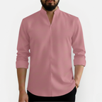 Męska stylowa koszula z dekoltem V