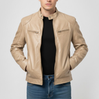Stylish Men's Leather Jacket