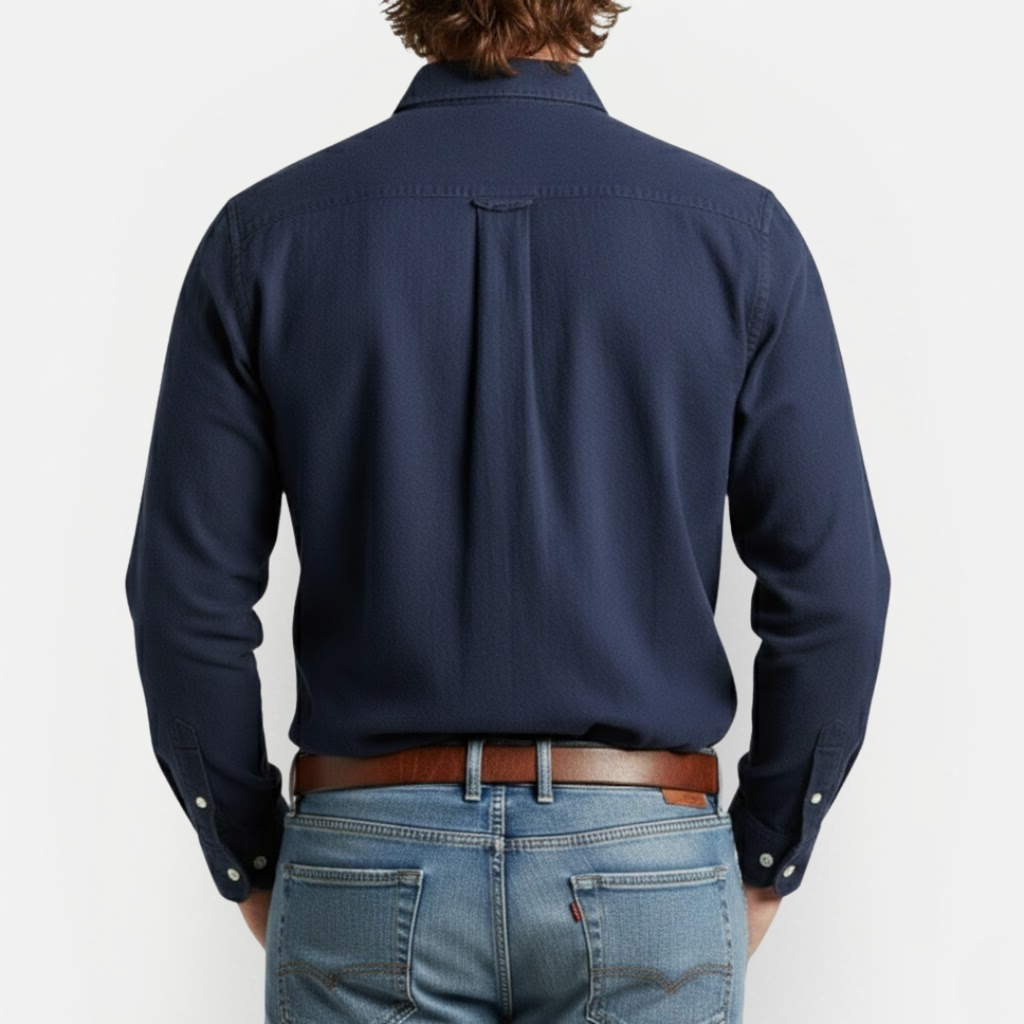 Męska klasyczna koszula z kieszenią na piersi