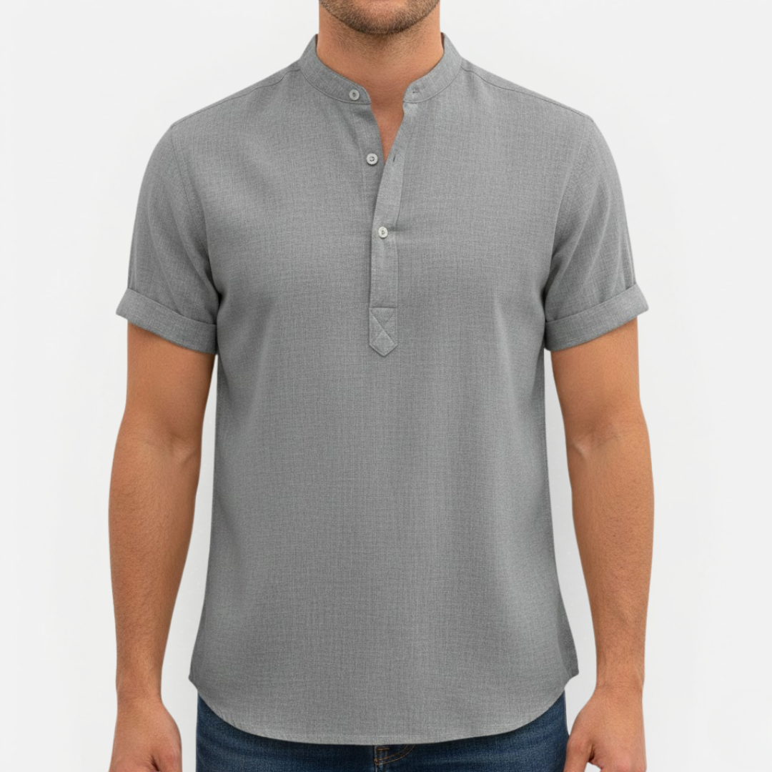 Męska przewiewna koszula lniana