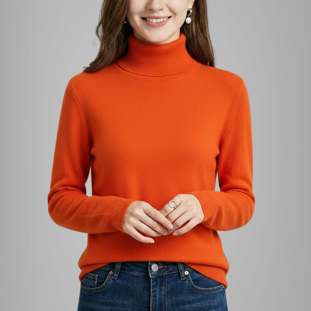 Women's Premium Turtleneck Sweater
