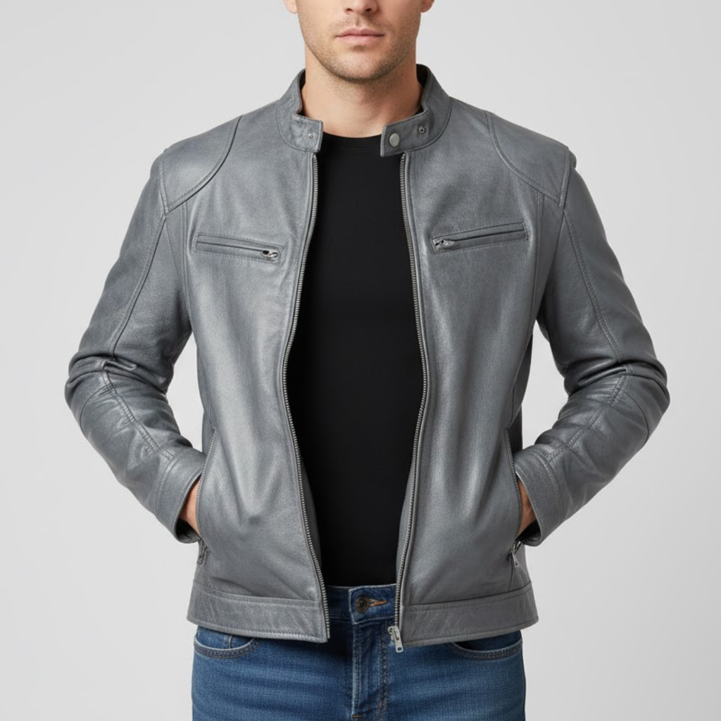 Stylish Men's Leather Jacket