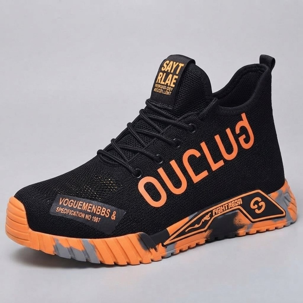 Buty robocze ze stalowym noskiem, antypodbiciowe EN ISO 20345 — Pomarańczowy oddychający