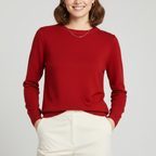 Women's Wool and Cashmere Blend Sweater