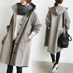 Marielle - Women's Mid-Length Casual Hooded Jacket