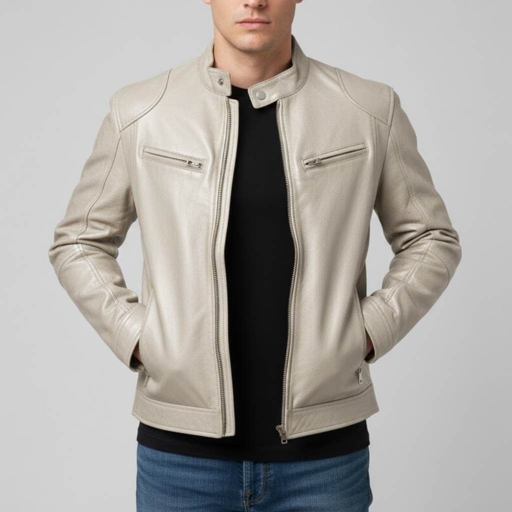 Stylish Men's Leather Jacket