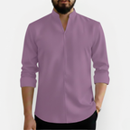 Męska stylowa koszula z dekoltem V