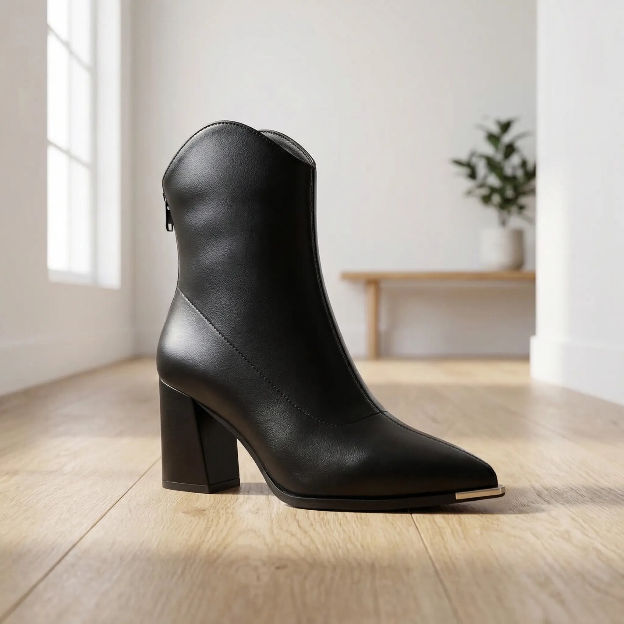 Botki Chelsea Z Szpiczastym Noskiem - Stylizacje Na Wieczór 