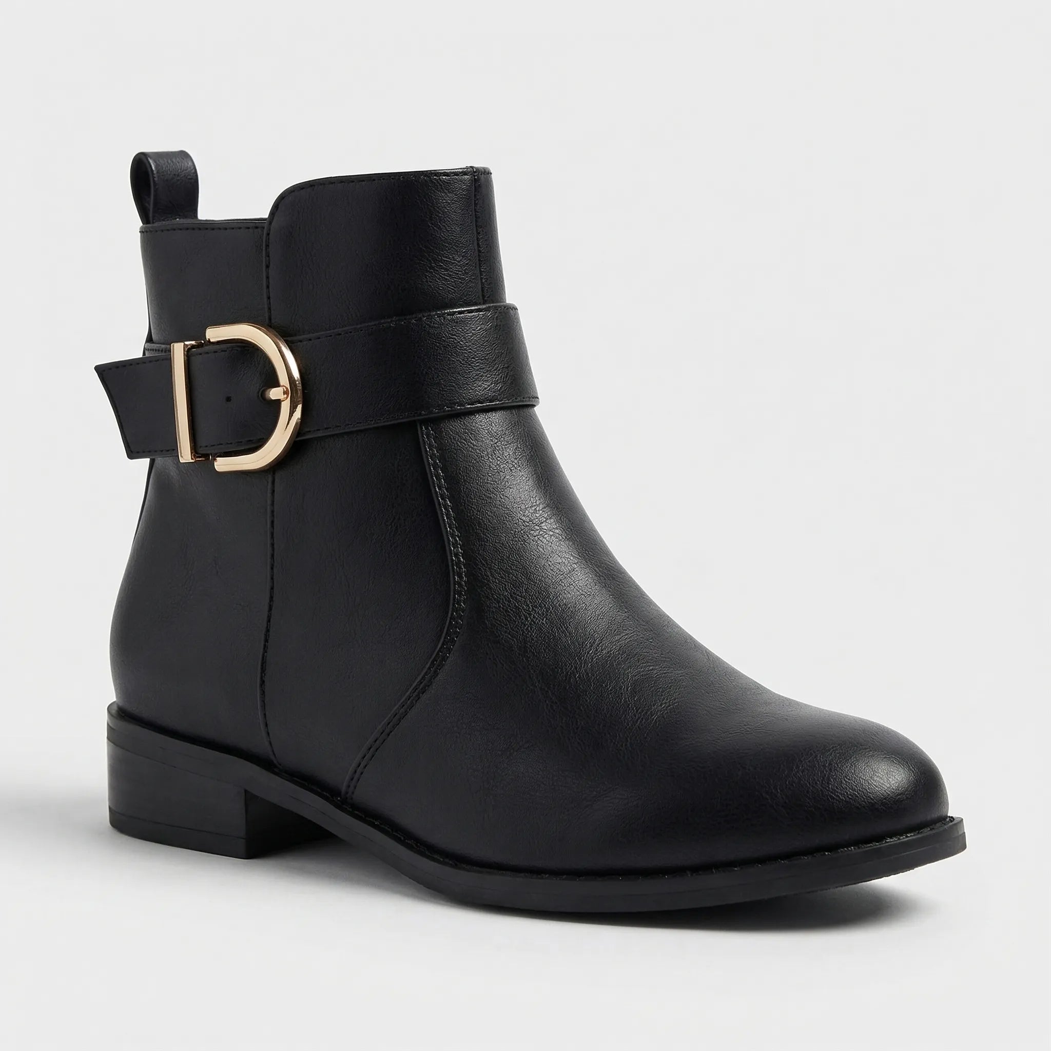 Botki Do Kostki Z Klamrą - Codzienna Elegancja 