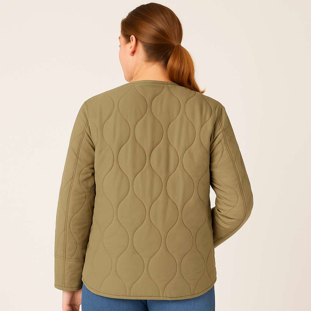 Damska pikowana kurtka jesień zima