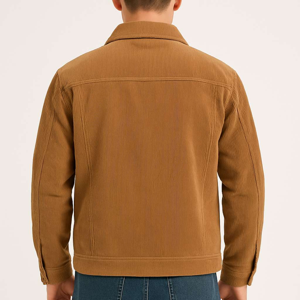 Męska kurtka sztruksowa casual