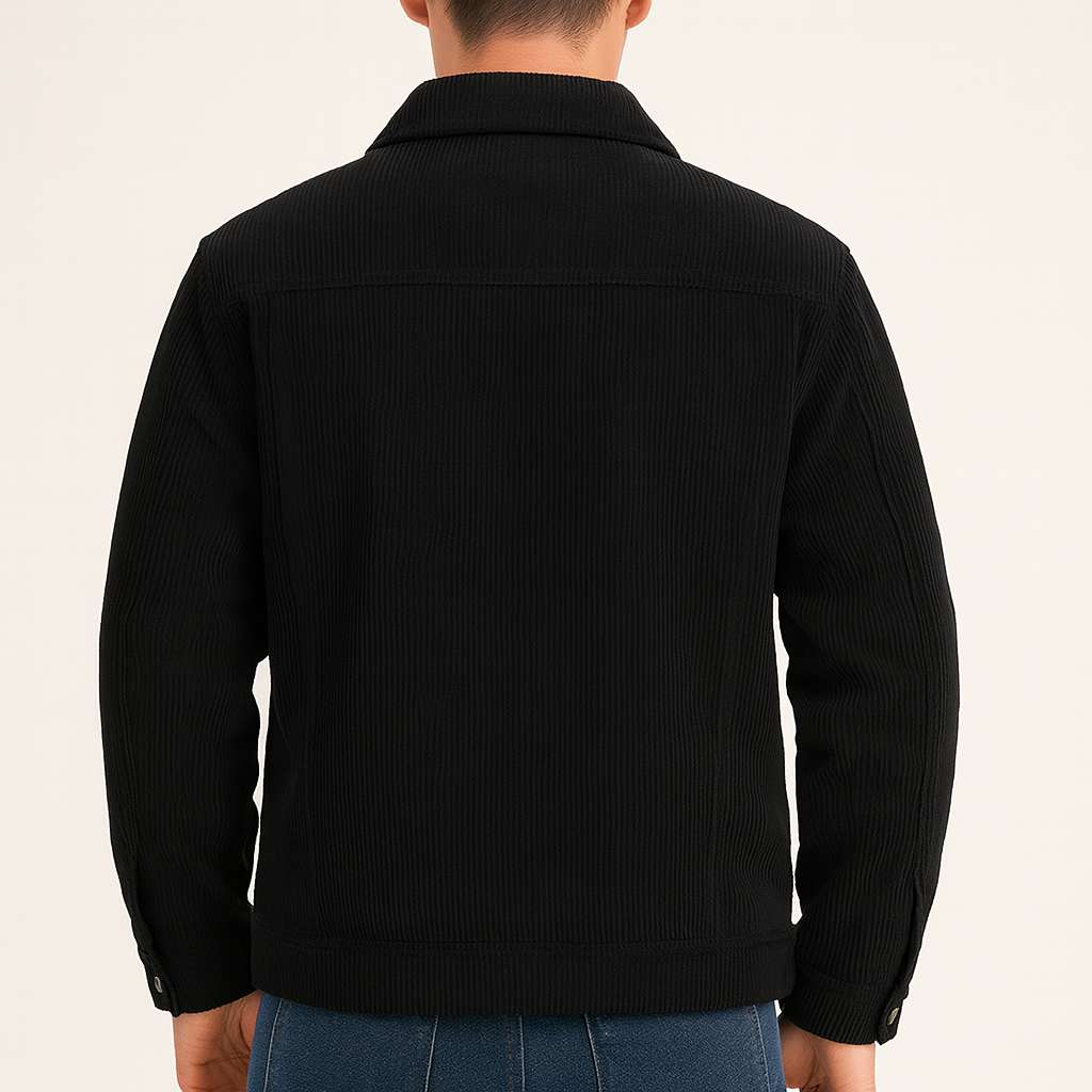 Męska kurtka sztruksowa casual