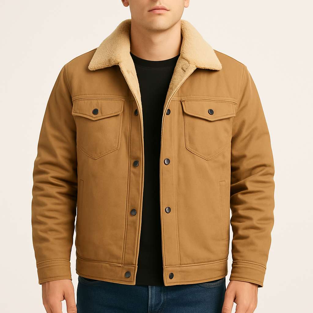 Męska kurtka ocieplana z podszewką