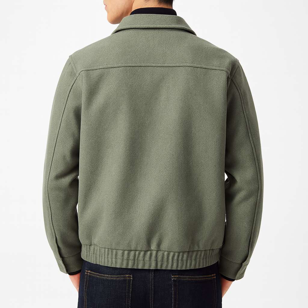 Męska kurtka casual zapinana na zamek