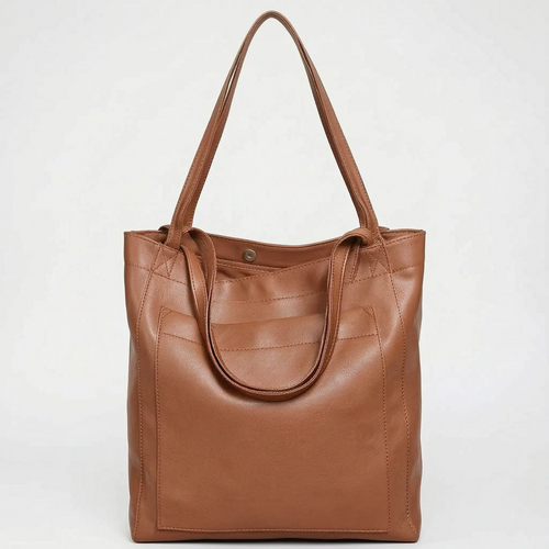 Codzienna Miejska Torba Shopper Damska - Codzienne Dojazdy Do Biura 