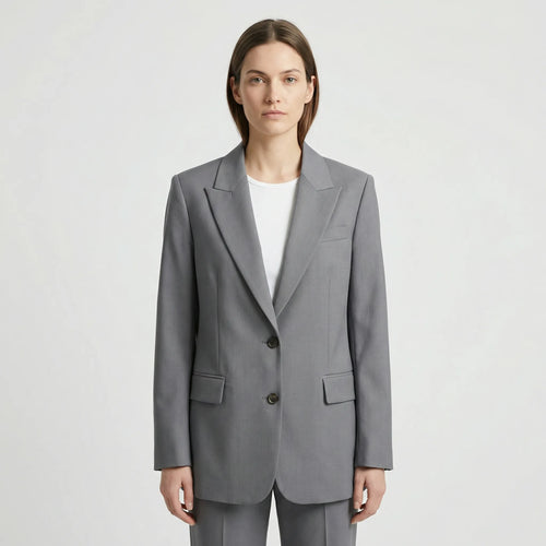 Damski Casualowy Blezer Z Kołnierzem Marynarki - Codzienna Elegancja Biurowa