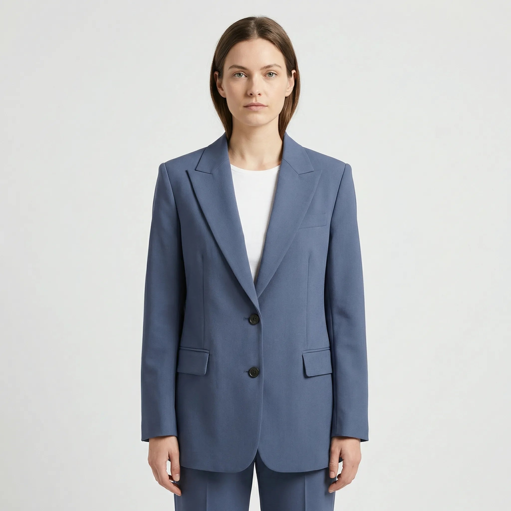 Damski Casualowy Blezer Z Kołnierzem Marynarki - Codzienna Elegancja Biurowa