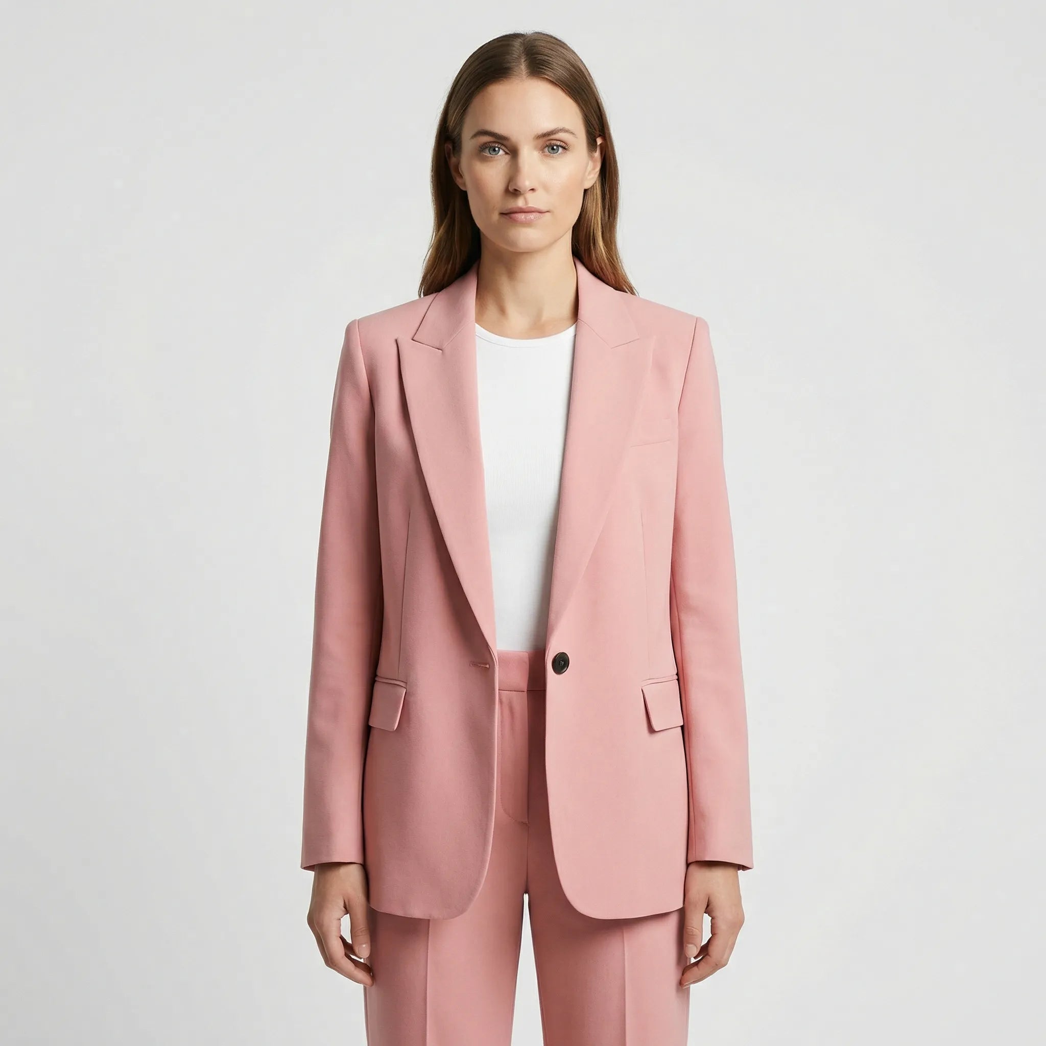 Damski Casualowy Blezer Z Kołnierzem Marynarki - Codzienna Elegancja Biurowa