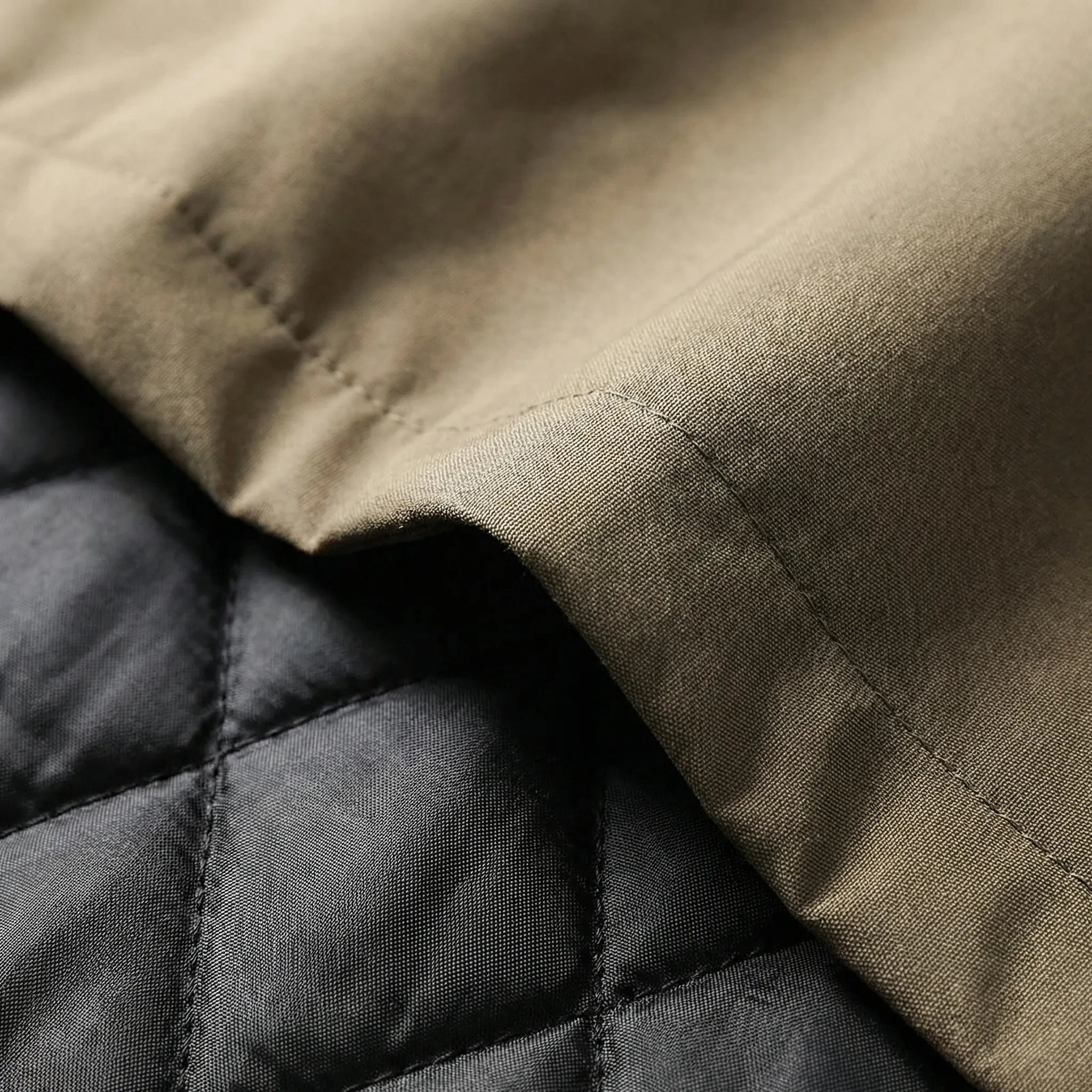 Damski Długa Pikowana Kurtka Z Kapturem - Ochrona Przed Zimnem