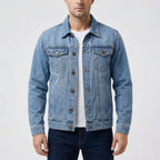 Damski Dopasowana Kurtka Jeansowa W Stylu Vintage - Codzienny Miejski Styl