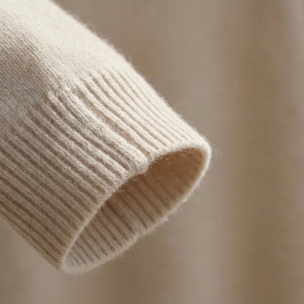 Damski Sweter Oversize Z Okrągłym Dekoltem - Codzienna Elegancka Stylizacja 