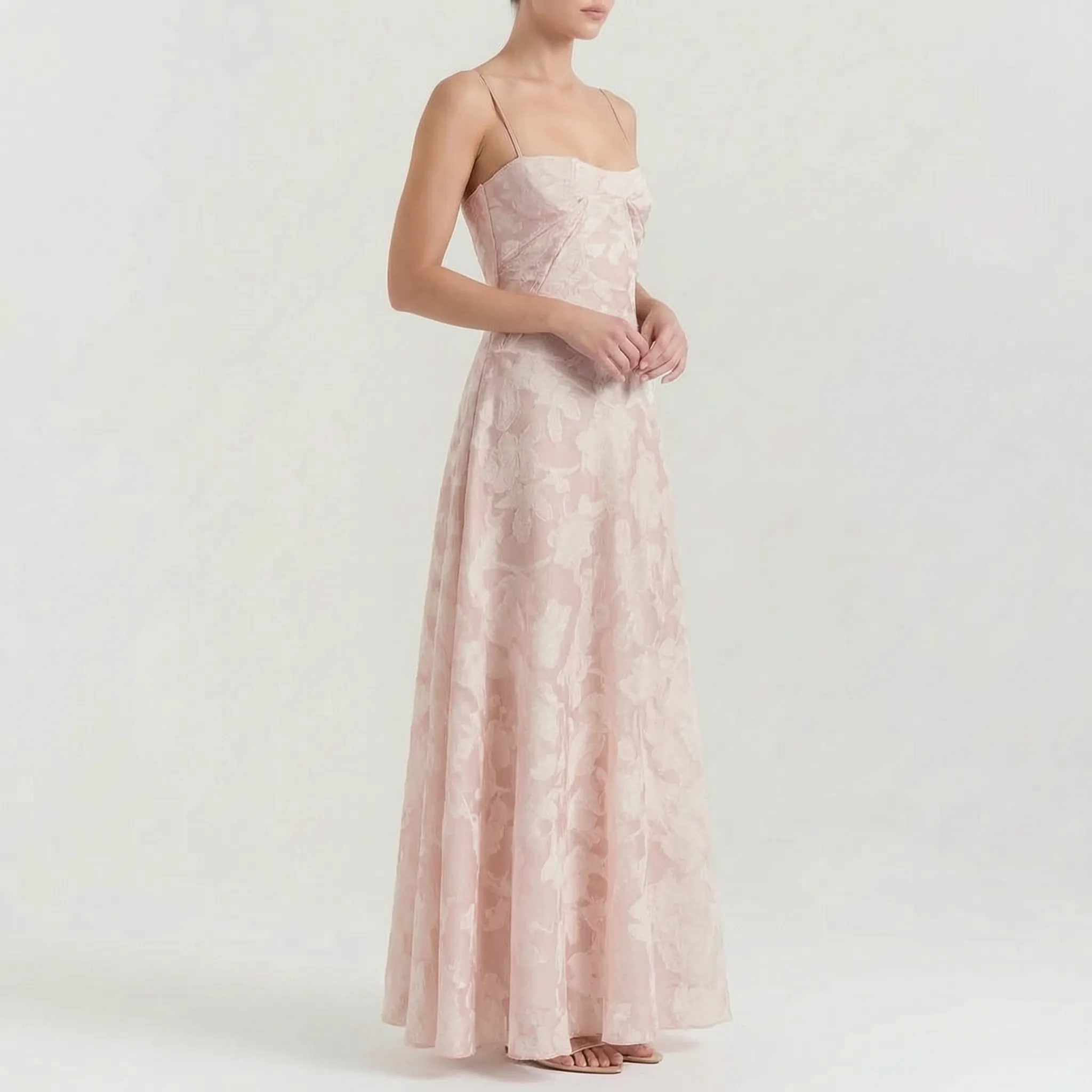 Długa Sukienka Gorsetowa - Eleganckie Wyjścia 