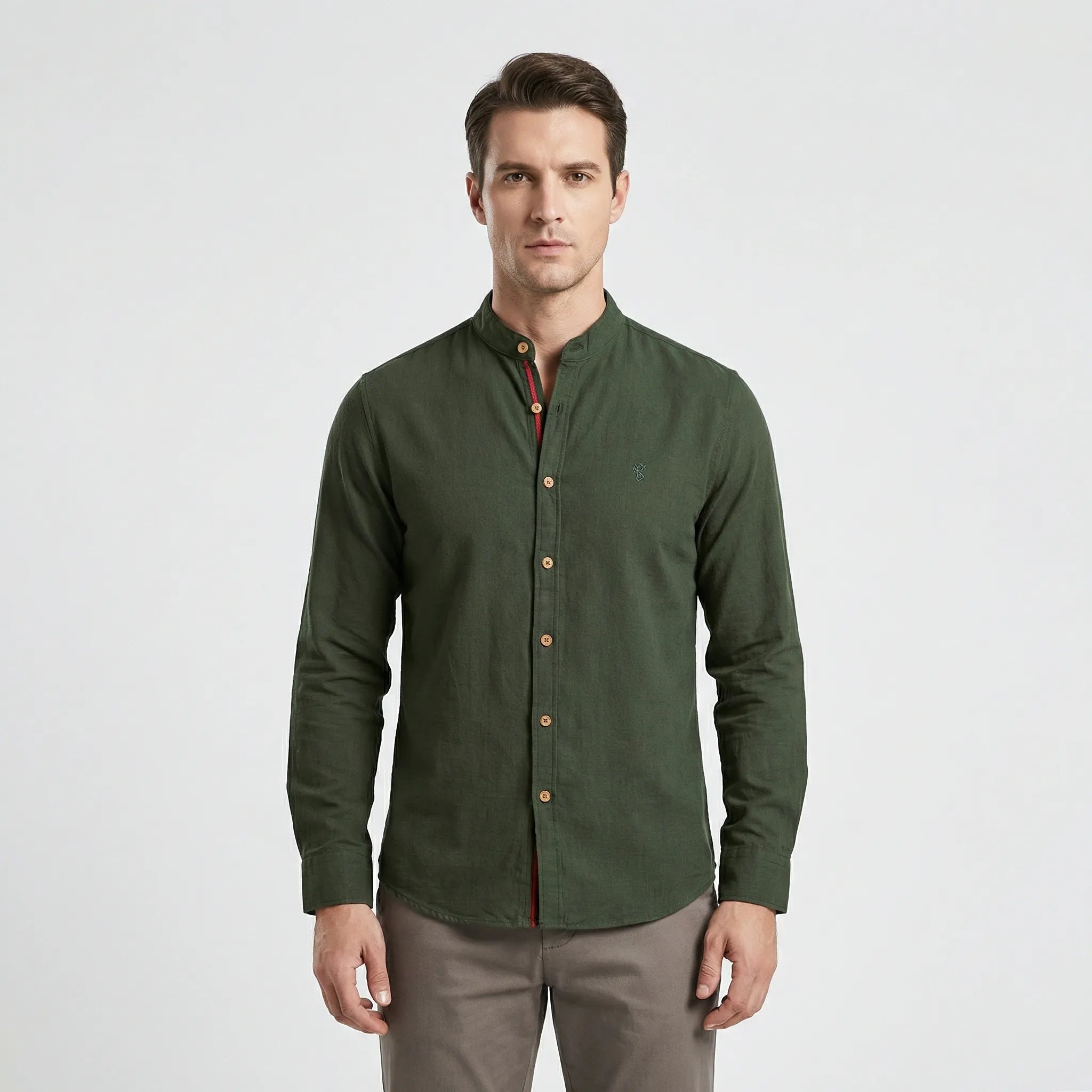 Dopasowana Koszula Ze Stójką - Stylizacje Do Pracy 