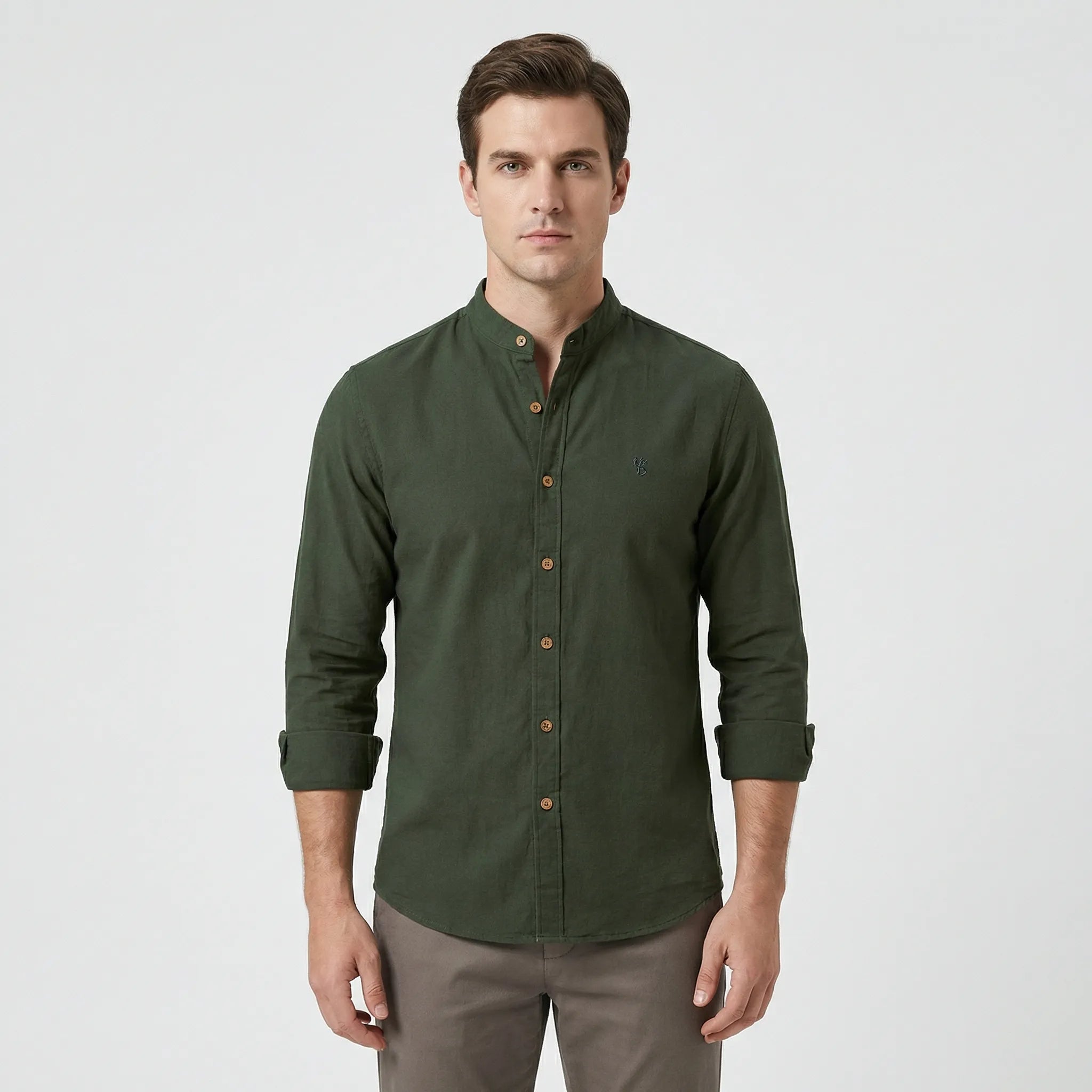 Dopasowana Koszula Ze Stójką - Stylizacje Do Pracy 