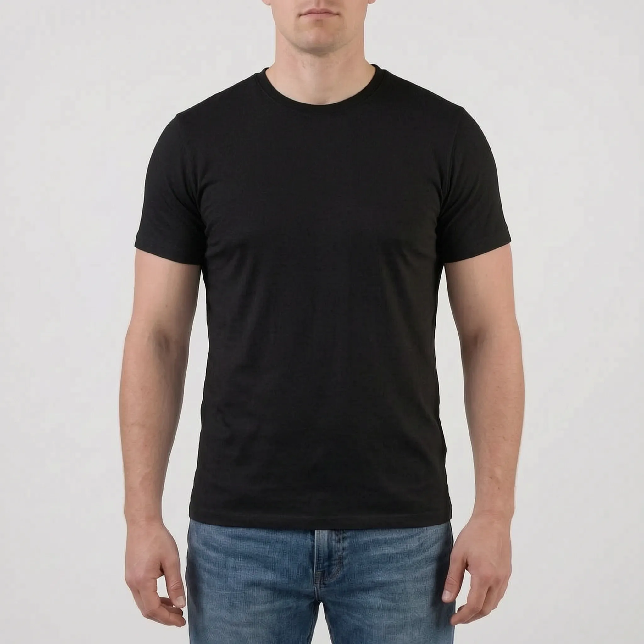 Dopasowany Biały T-Shirt Męski - Codzienne Stylizacje 