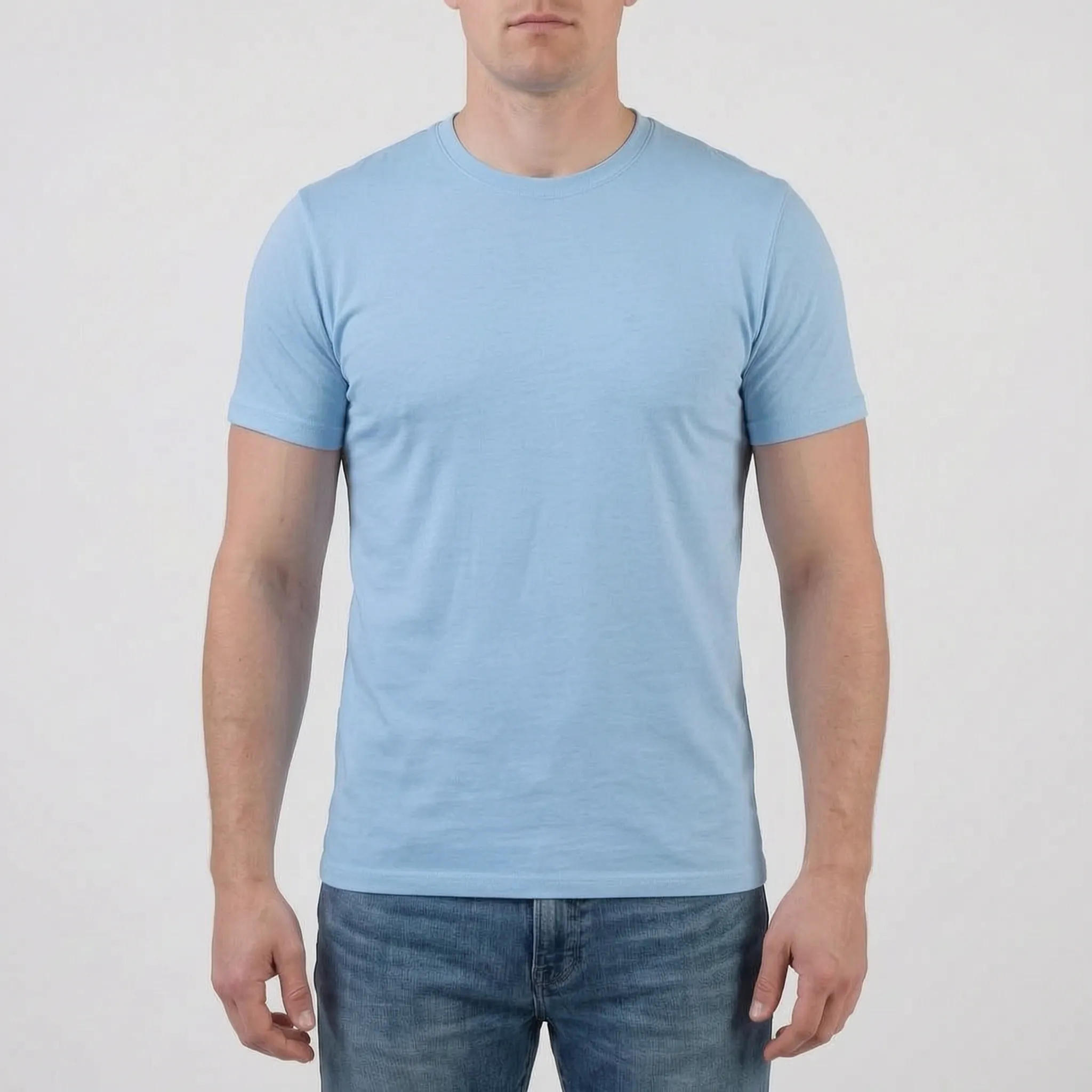 Dopasowany Biały T-Shirt Męski - Codzienne Stylizacje 